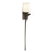 Antasia Single Glass 1 Light (Right Side) Sconce in Bronze - 204710-SKT-RGT-05-GG0236 by Hubbardton Forge