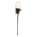 Antasia Single Glass 1 Light (Right Side) Sconce in Oil Rubbed Bronze - 204710-SKT-RGT-14-GG0236 by Hubbardton Forge