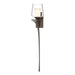 Antasia Double Glass 1 Light (Left Side) Sconce in Bronze - 204712-SKT-LFT-05-ZU0291 by Hubbardton Forge