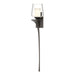 Antasia Double Glass 1 Light (Left Side) Sconce in Oil Rubbed Bronze - 204712-SKT-LFT-14-ZU0291 by Hubbardton Forge