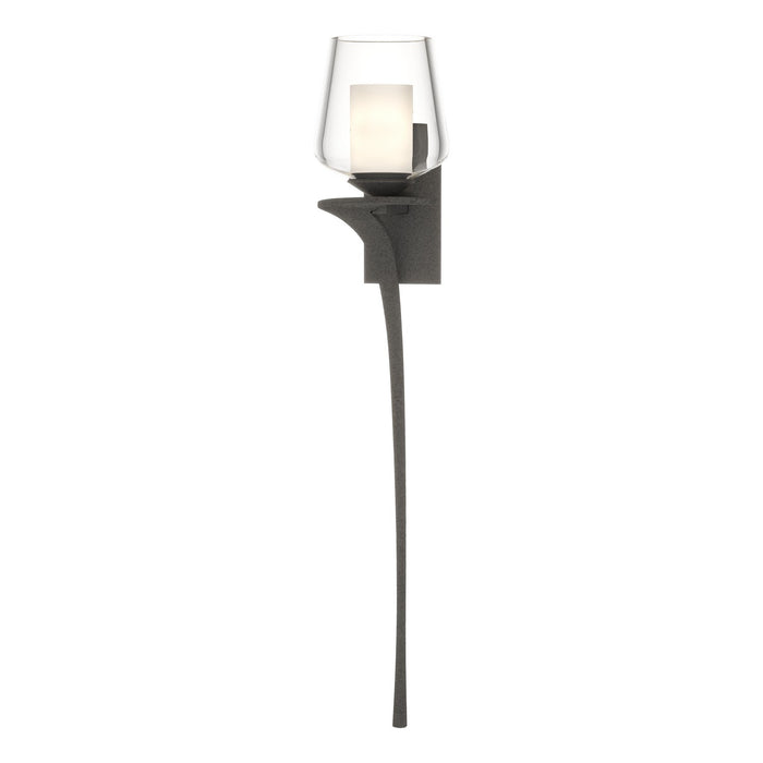 Antasia Double Glass 1 Light (Left Side) Sconce in Natural Iron - 204712-SKT-LFT-20-ZU0291 by Hubbardton Forge