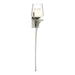 Antasia Double Glass 1 Light (Right Side) Sconce in Sterling - 204712-SKT-RGT-85-ZU0291 by Hubbardton Forge