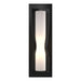 Dune Sconce in Black - 204790-SKT-10-GG0301 by Hubbardton Forge