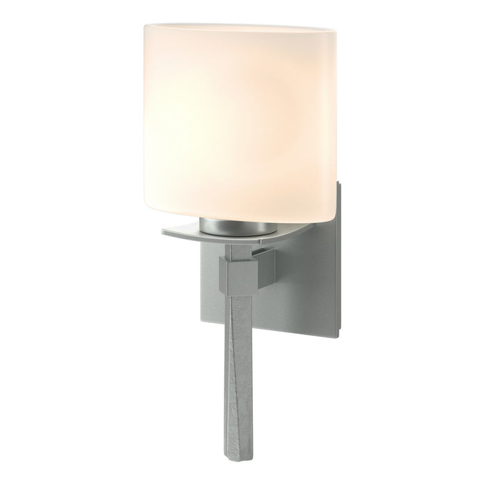 Beacon Hall Ellipse Glass Sconce in Vintage Platinum - 204820-SKT-82-GG0182 by Hubbardton Forge