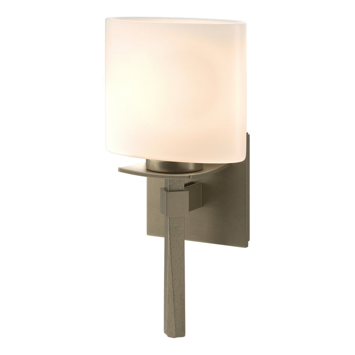 Beacon Hall Ellipse Glass Sconce in Soft Gold - 204820-SKT-84-GG0182 by Hubbardton Forge