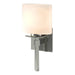 Beacon Hall Ellipse Glass Sconce in Sterling - 204820-SKT-85-GG0182 by Hubbardton Forge