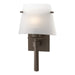 Beacon Hall Half Cone Glass Sconce in Bronze - 204825-SKT-05-GG0246 by Hubbardton Forge