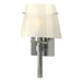 Beacon Hall Half Cone Glass Sconce in Sterling - 204825-SKT-85-CC0246 by Hubbardton Forge