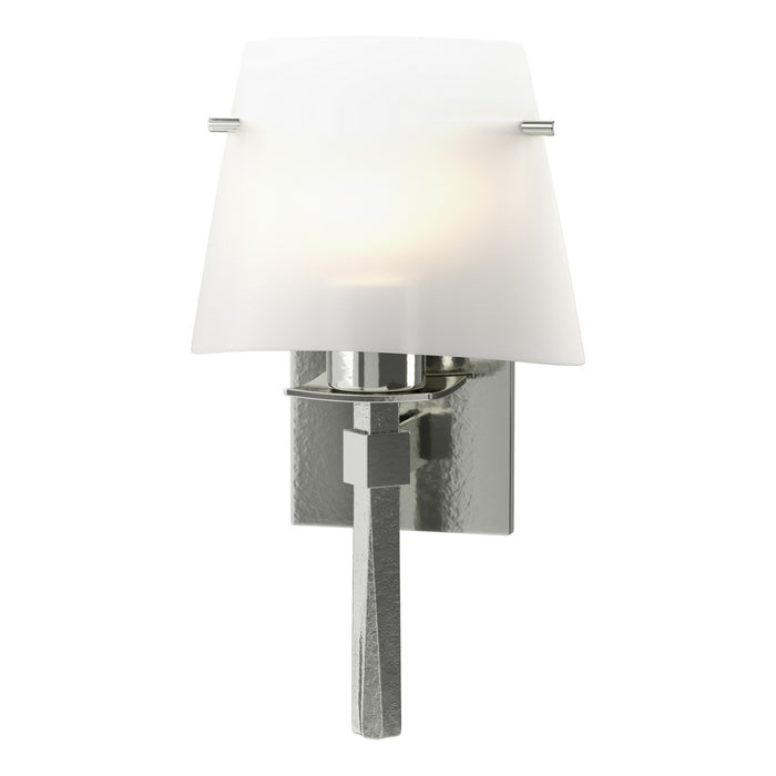 Beacon Hall Half Cone Glass Sconce in Sterling - 204825-SKT-85-GG0246 by Hubbardton Forge