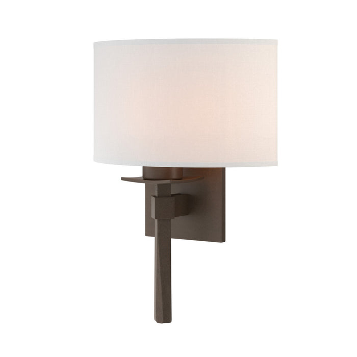 Beacon Hall Half Drum Shade Sconce in Bronze - 204826-SKT-05-SF1092 by Hubbardton Forge