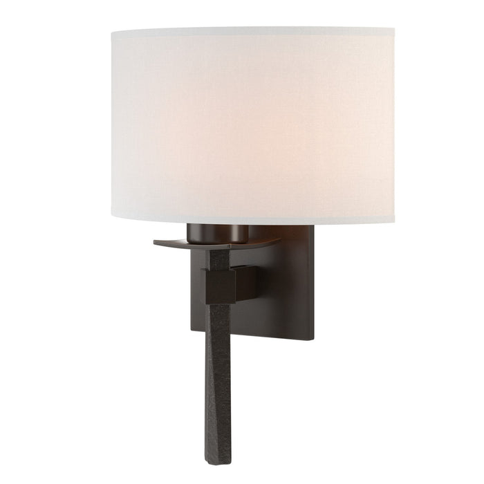 Beacon Hall Half Drum Shade Sconce in Oil Rubbed Bronze - 204826-SKT-14-SF1092 by Hubbardton Forge