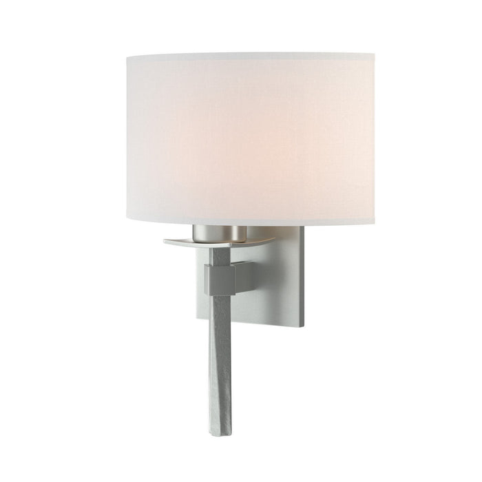 Beacon Hall Half Drum Shade Sconce in Vintage Platinum - 204826-SKT-82-SF1092 by Hubbardton Forge