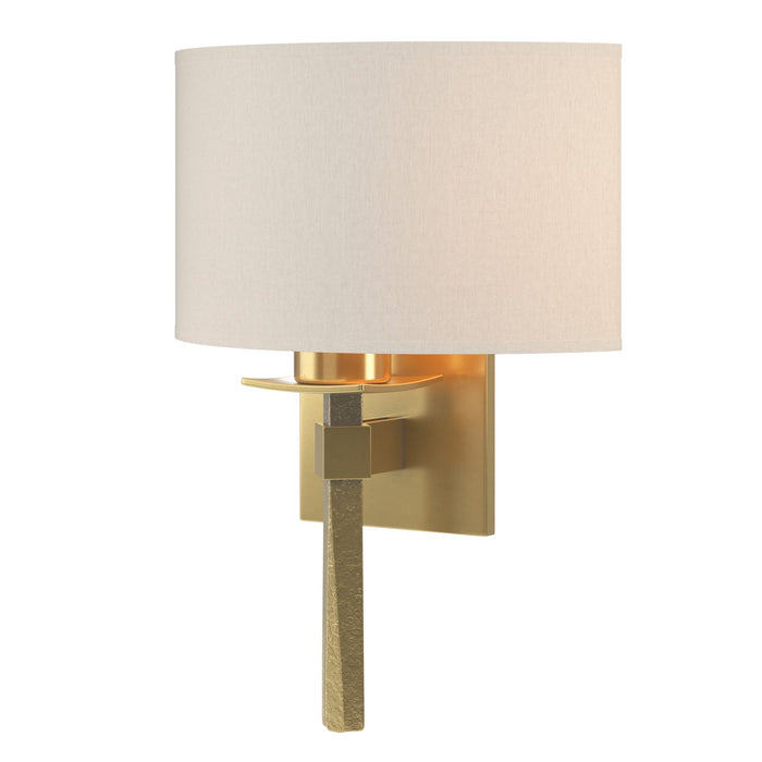 Beacon Hall Half Drum Shade Sconce in Modern Brass - 204826-SKT-86-SE1092 by Hubbardton Forge