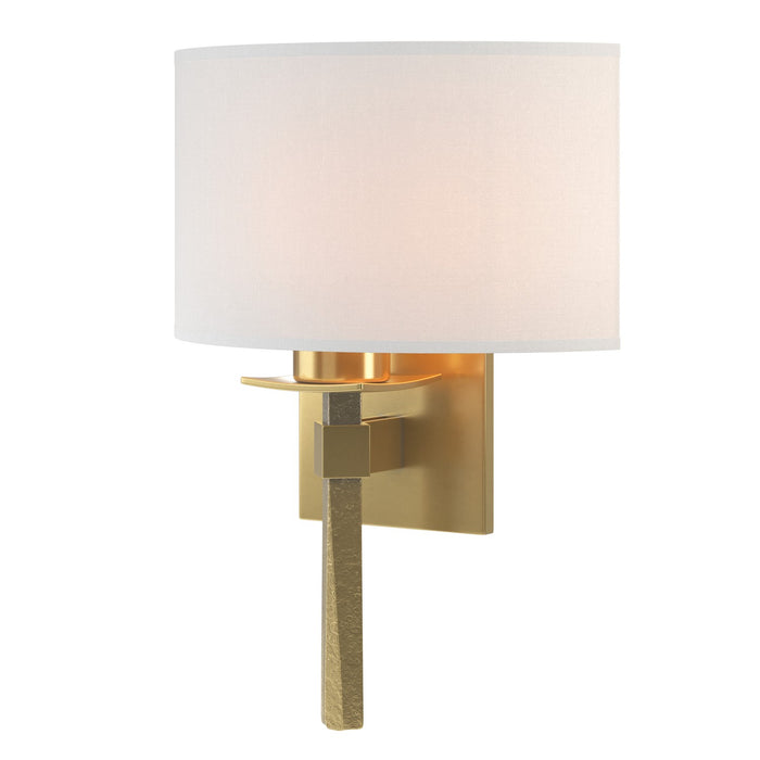 Beacon Hall Half Drum Shade Sconce in Modern Brass - 204826-SKT-86-SF1092 by Hubbardton Forge