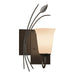 Forged Leaf (Left Side) Sconce in Oil Rubbed Bronze - 205122-SKT-LFT-14-GG0035 by Hubbardton Forge