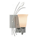 Forged Leaf (Left Side) Sconce in Sterling - 205122-SKT-LFT-85-GG0035 by Hubbardton Forge