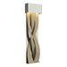 Tress Large LED Sconce in Sterling with Soft Gold Accent - 205437-LED-85-84 by Hubbardton Forge