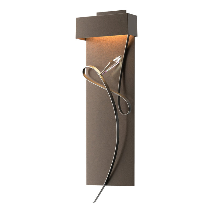 Rhapsody LED Sconce in Bronze with Dark Smoke Accent - 205440-LED-05-07-CR by Hubbardton Forge