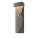 Rhapsody LED Sconce in Dark Smoke with Vintage Platinum Accent - 205440-LED-07-82-CR by Hubbardton Forge