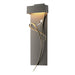 Rhapsody LED Sconce in Dark Smoke with Soft Gold Accent - 205440-LED-07-84-CR by Hubbardton Forge