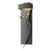 Rhapsody LED Sconce in Black with Dark Smoke Accent - 205440-LED-10-07-CR by Hubbardton Forge