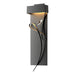 Rhapsody LED Sconce in Black with Black Accent - 205440-LED-10-10-CR by Hubbardton Forge