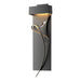 Rhapsody LED Sconce in Black with Natural Iron Accent - 205440-LED-10-20-CR by Hubbardton Forge