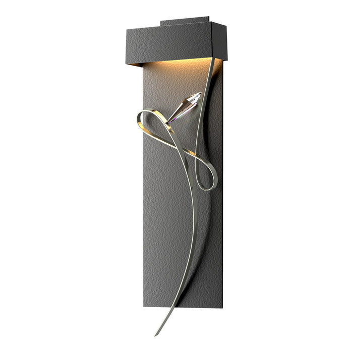 Rhapsody LED Sconce in Black with Sterling Accent - 205440-LED-10-85-CR by Hubbardton Forge