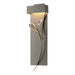 Rhapsody LED Sconce in Natural Iron with Soft Gold Accent - 205440-LED-20-84-CR by Hubbardton Forge