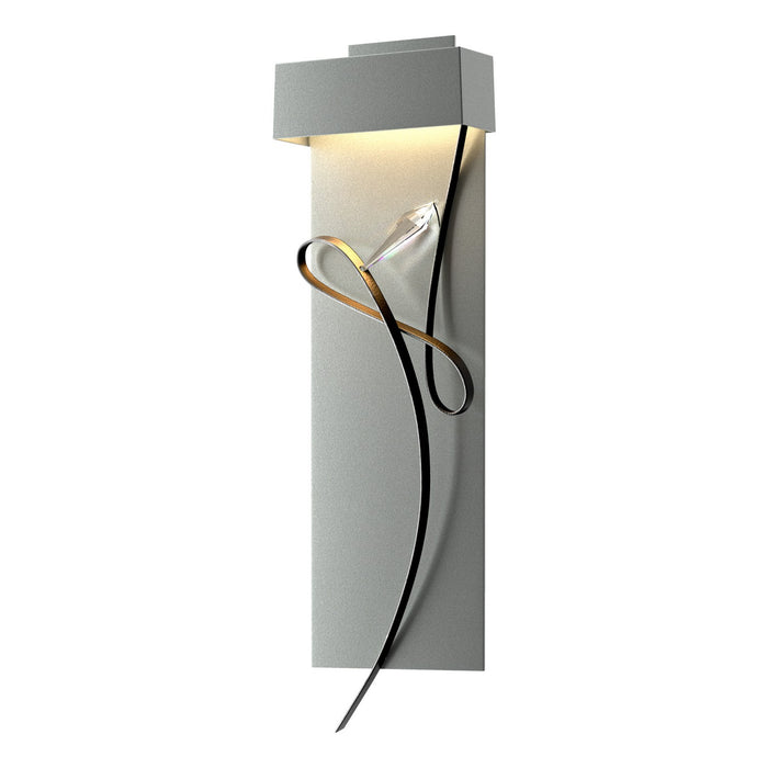 Rhapsody LED Sconce in Vintage Platinum with Black Accent - 205440-LED-82-10-CR by Hubbardton Forge