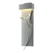 Rhapsody LED Sconce in Vintage Platinum with Vintage Platinum Accent - 205440-LED-82-82-CR by Hubbardton Forge