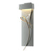 Rhapsody LED Sconce in Vintage Platinum with Soft Gold Accent - 205440-LED-82-84-CR by Hubbardton Forge