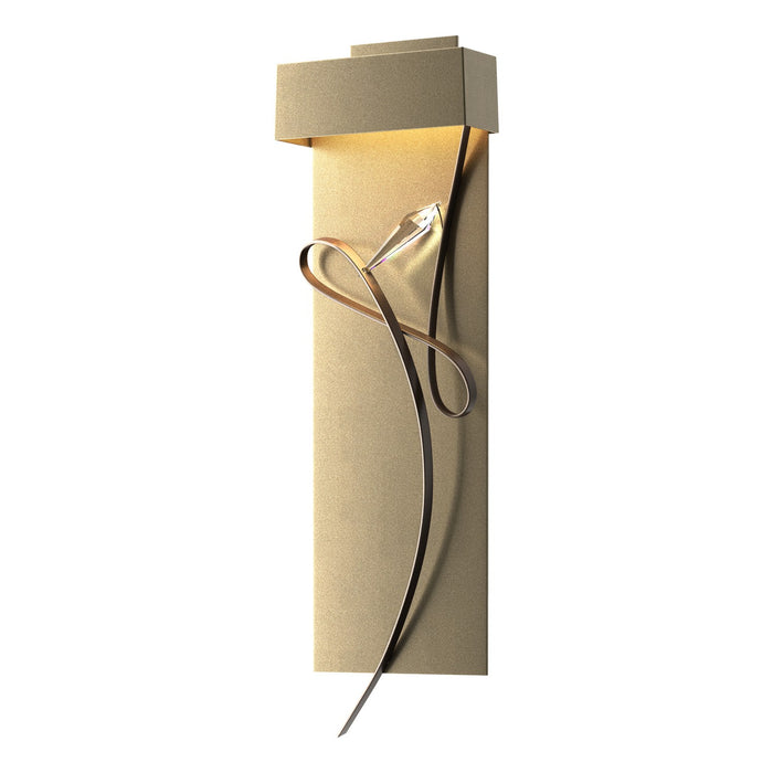 Rhapsody LED Sconce in Soft Gold with Bronze Accent - 205440-LED-84-05-CR by Hubbardton Forge