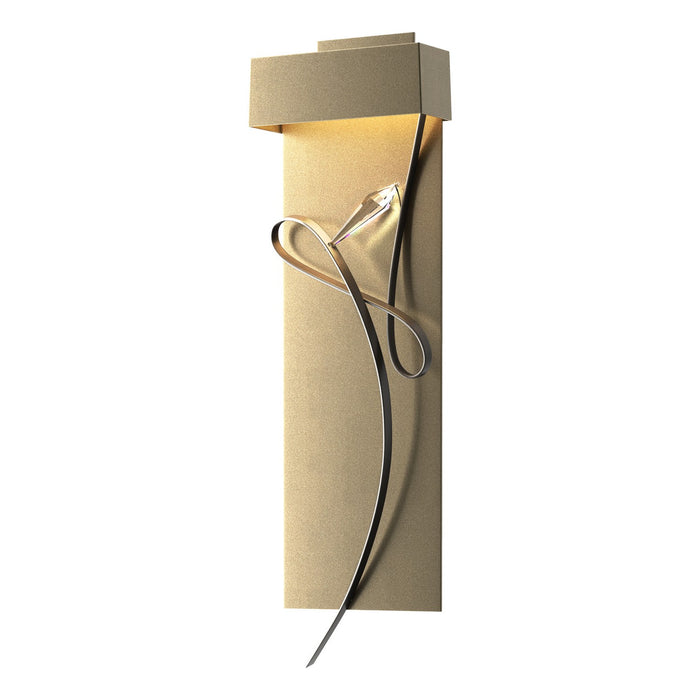 Rhapsody LED Sconce in Soft Gold with Dark Smoke Accent - 205440-LED-84-07-CR by Hubbardton Forge