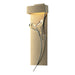 Rhapsody LED Sconce in Soft Gold with Sterling Accent - 205440-LED-84-85-CR by Hubbardton Forge