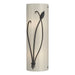 Forged Leaf and Stem (Left Side) Sconce in Black - 205770-SKT-LFT-10-CC0410 by Hubbardton Forge