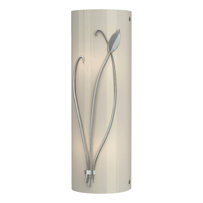 Forged Leaf and Stem (Left Side) Sconce in Vintage Platinum - 205770-SKT-LFT-82-CC0410 by Hubbardton Forge