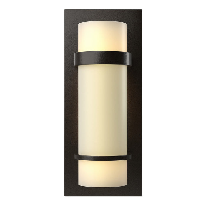 Banded Sconce in Oil Rubbed Bronze - 205812-SKT-14-GG0065 by Hubbardton Forge