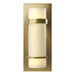 Banded Sconce in Modern Brass - 205812-SKT-86-GG0065 by Hubbardton Forge