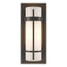 Banded with Bar Sconce in Dark Smoke - 205892-SKT-07-GG0065 by Hubbardton Forge