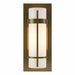 Banded with Bar Sconce in Soft Gold - 205892-SKT-84-GG0065 by Hubbardton Forge