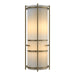 Extended Bars Sconce in Modern Brass - 205910-SKT-86-CC0412 by Hubbardton Forge