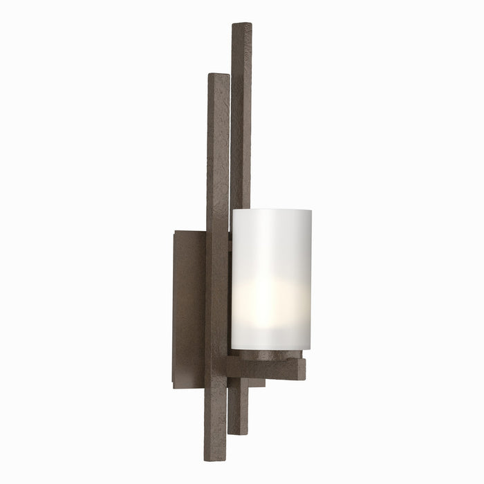 Ondrian 1 Light (Left Side) Sconce in Bronze - 206301-SKT-LFT-05-GG0168 by Hubbardton Forge