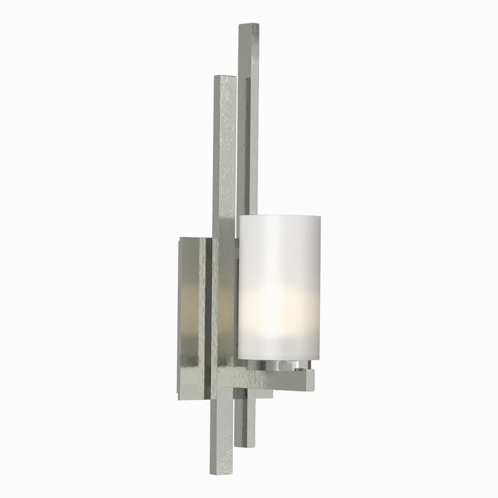 Ondrian 1 Light (Left Side) Sconce in Sterling - 206301-SKT-LFT-85-GG0168 by Hubbardton Forge