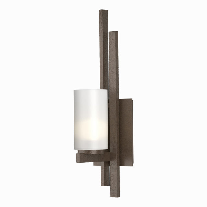 Ondrian 1 Light (Right Side) Sconce in Bronze - 206301-SKT-RGT-05-GG0168 by Hubbardton Forge