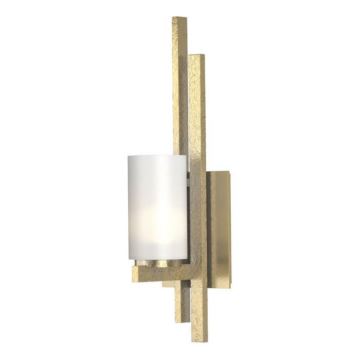 Ondrian 1 Light (Right Side) Sconce in Modern Brass - 206301-SKT-RGT-86-GG0168 by Hubbardton Forge