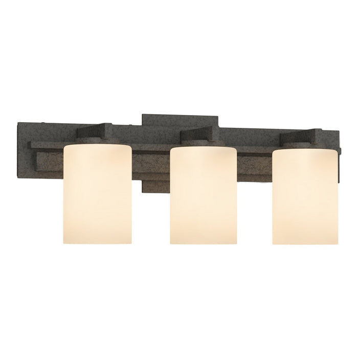 Ondrian 3 Light Horizontal Sconce in Natural Iron - 206303-SKT-20-GG0188 by Hubbardton Forge