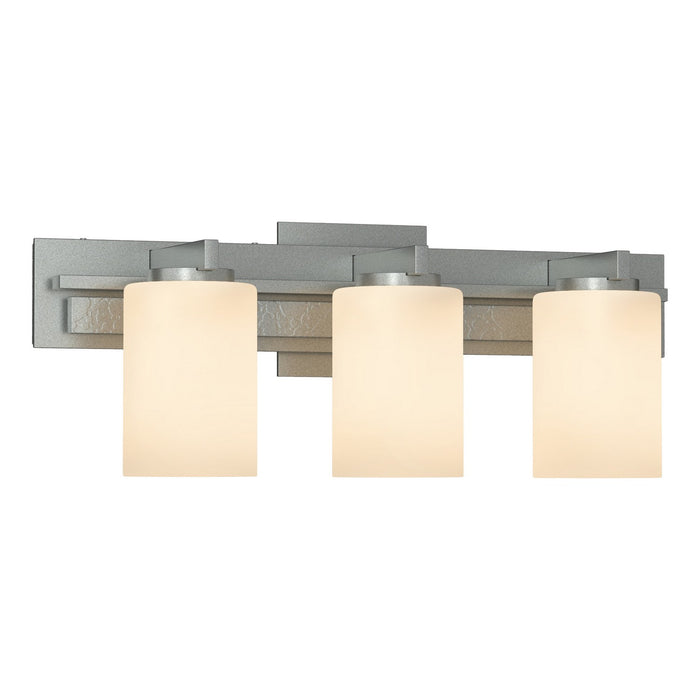 Ondrian 3 Light Horizontal Sconce in Vintage Platinum - 206303-SKT-82-GG0188 by Hubbardton Forge