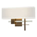 Cosmo Sconce in Bronze with Vintage Platinum Accent - 206350-SKT-05-82-SE1606 by Hubbardton Forge