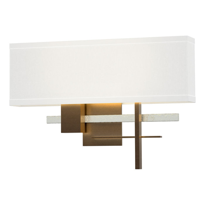 Cosmo Sconce in Bronze with Vintage Platinum Accent - 206350-SKT-05-82-SF1606 by Hubbardton Forge